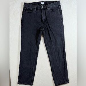 Obey Relaxed Fit 33W 29L Y2K Skater Black Men Jeans